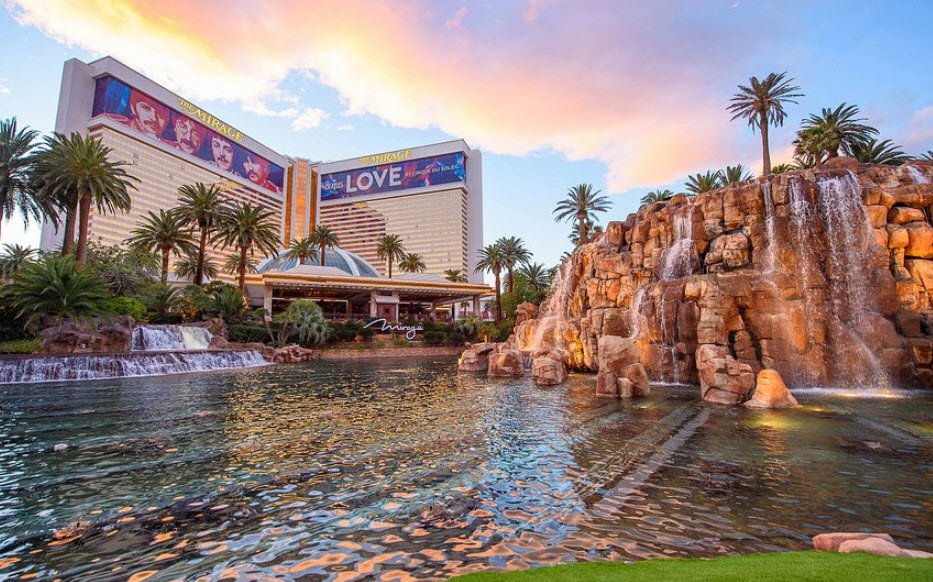 The Mirage Volcano, Nevada, USA